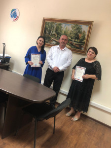 Награждение почетной грамотой Министерства труда и социального развития Республики Дагестан!