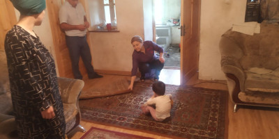 Maтериальная помощь cемьe Ширвановых