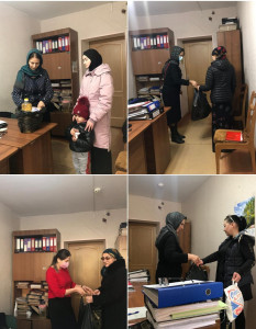 Оказание продуктовой помощи малоимущим семьям