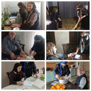 17.02.2022 г ГБУ РД КЦСОН в МО «ХАСАВЮРТОВСКИЙ район «.Отделение 13. Социальные работники с Костек, Мужаидова К и Джамболатова А. Оказывают социально бытовые и социально медицинские услуги на дому. Одиноко проживающим гражданам и инвалидам, согласно устан