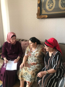 Посетили на дому семью выпускника детского дома