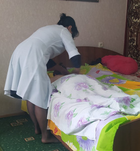 Курс массажа для подопечной отделения социального обслуживания на дому детей и семей с детьми - Джабраиловой М.