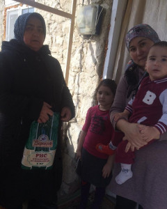 Благотворительная акция, в виде продуктов питания.