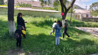 Досуг с подопечными детьми.