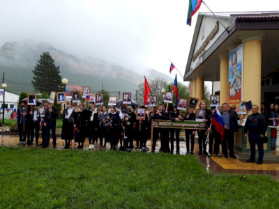 День Победы в Хивском районе