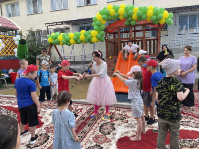 Открытие детской площадки для воспитанников отделения дневного прибывания