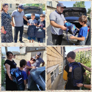 Совместная работа с БФ "Инсан" по поддержке детей малообеспеченных семей.