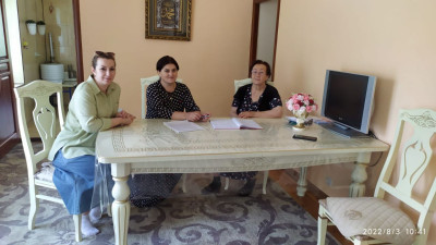 Подворный обход по выявлению одиноко проживающих граждан пожилого возраста.