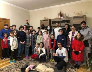 БФ «Благосфера» провел для воспитанников ГКУ РД СРЦН (г. Махачкала) тренинг по оказанию первой помощи при чрезвычайных ситуациях