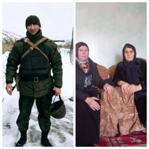 Отделение социального обслуживания детей и семей с детьми, специалист по работе с семьёй с.Садовое Касумова Д. посетила семью погибшего военнослужащего