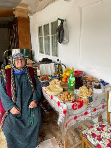 Поздравила подопечную с днём рождения.