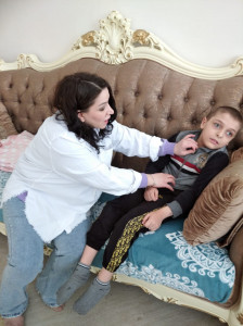 Социальный патронаж 8 семей с детьми - инвалидами