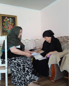 Посетили семью Темирхановых