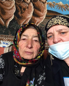 День рождения у получателя соц. услуг Абдухаликовой Патимат.