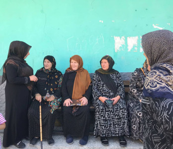 заведующая 1го ОТД СО на дому провела обход подопечных.