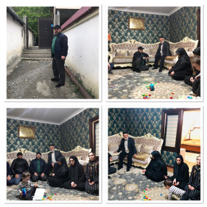 и.о директора ГБУ РД КЦСОН в МО "Ботлихский район" Магомедов Сейдула Магомедович и специалист по социальной работе Магомедов А.А. Посетили семью погибшего в специальной военной операции на Украине Магомедова Магомеда Шарамазановича прожевавшиеся в с.Муни