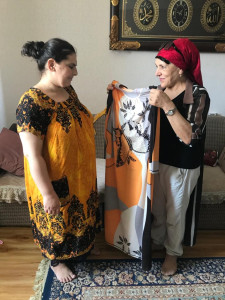 Подарили платье жене выпускника Детского дома