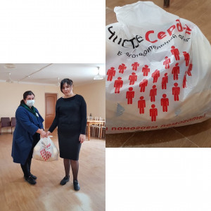 Оказали материальную помощь многодетной малоимущей семье