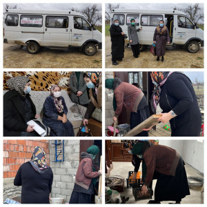 4 марта 2022года Мобильная бригада ГБУ РД КЦСОН В МО,,Хасавюртовский район,,отделения срочного социального обслуживания населения выехала в с.Эндирей с целью оказания социально-бытовых, социально-психологических услуг,а также оказания материальной помощи