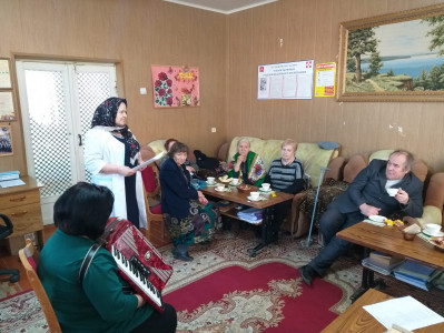 Встреча с подопечными в ОДП пожилых граждан и инвалидов