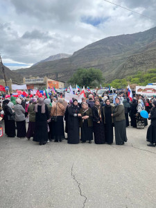 Коллектив ГБУ РД ЦСОН в МО "Цумадинский район" принял активное участие на ПАРАДЕ ПОБЕДЫ.