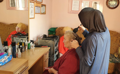 Социальная парикмахерская в КЦСОН