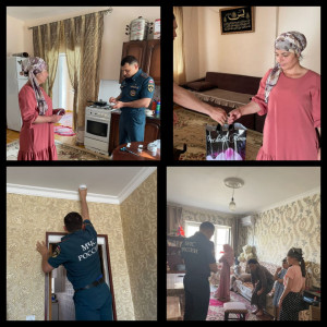 Совместно и инспектором ОНД и ПР/6 провели подворные рейды.