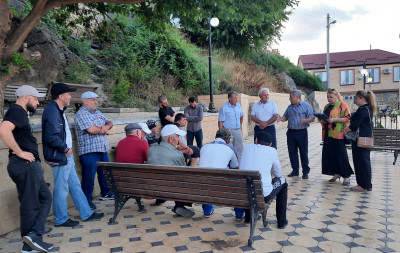 Встреча с населением поселка Кяхулай