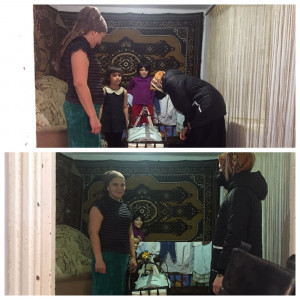 Сегодня 18.02.2022г специалист по работе с семьёй КЦСОН в МО «Хасавюртовский район» в селе Эндирей Солтанахмедова Р. посетила семью Гаруновой Динары являющуюся многодетной и малоимущей. В этой семье родился седьмой ребёнок. Работником даны консультации по