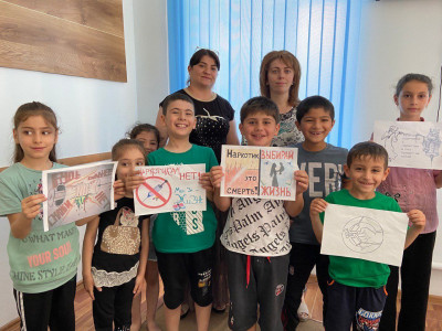 Групповая беседа с детьми по пропаганде ЗОЖ и профилактике потребления наркотиков среди н/л