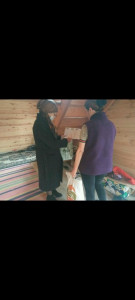 Адресная раздача помощи для подопечных семей отделений комплексного центра от б/ф. "Нова"