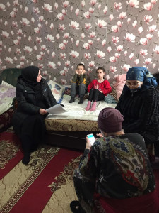 Зав.отделения СОДиСД ГБУ РД КЦСОН в МО «Хасавюртовский район» выехали в с. Могилёвское