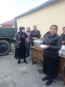 Коллективы социальных служб Гумбетовского района провели акцию «Солдатская каша»