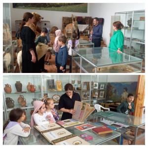 Экскурсия для подопечных ОДП детей в Краеведческий музей Сулейман-Стальского района.