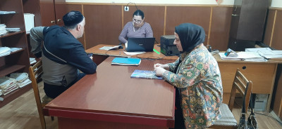 15.04.2022г специалист ГБУ РД КЦСОН в МО "Хасавюртовский район" отделения ОСОДиСД Висамбиева К.О. посетила с.Аксай для патронажа семей находящихся на обслуживании. Также посетила сельскую администрацию.