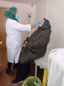 Работники ГБУ РД КЦСОН в МО "Агульский район" сдали тесты на COVID-19