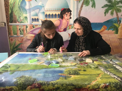 Алмазная мозаика.