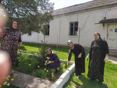 в селе Покровский был проведен субботник