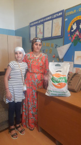 Оказали материальную помощь виде (одежды) малоимущей семье с.Стальское