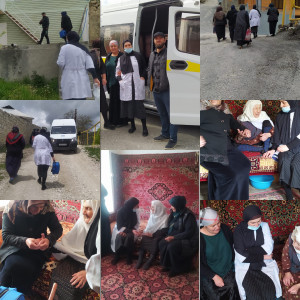 26 мая 2022 года Медсестра отделения СОДС ГБУ РД КЦСОН в МО «Ботлихский район» Нажмудинова З совместно с врачами районной поликлиники с выездом в Анди