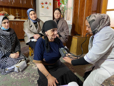 Мобильная бригада в с.Калининаул 14.04.2022 г