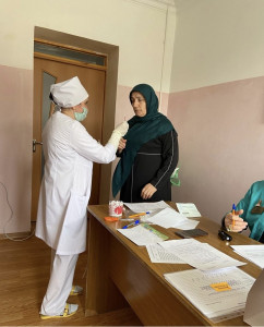 Забор материала на исследование новой коронавирусной инфекции (COVID-19)