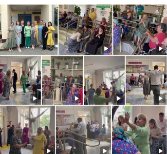 Волонтёры "Добро без границ" посетили проживающих дома - интерната "Ветеран"