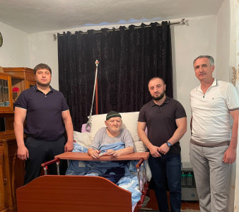 Вручение единовременной денежной выплаты участнику ВОВ