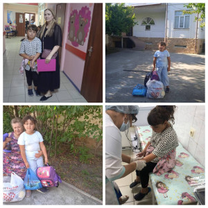 Сотрудники Центра посещают семью Еньшиной Н.Г. прибывшие из Украины