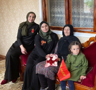 Посещение вдову ветерана ВОВ Ибрагимову Султанат