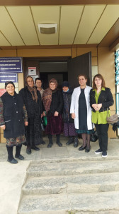 Очередной выезд работников в с.Уллу-Гатаг в рамках нацпроекта "Демография" 21.04.2022 г.