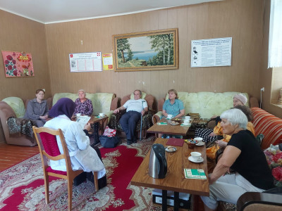 Традиционная еженедельная встреча с подопечными ОДП пожилых граждан и инвалидов