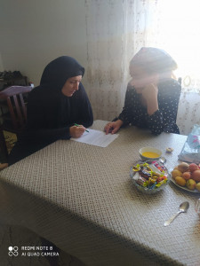 29.06.2022г ГБУ РД КЦСОН в МО "Хасавюртовский район" Отделение ОСОИДиСД специалист Дабитова Д. с.Новогагатли посетила семью погибшего военнослужащего Тамазаева А.У. Оказала семье консультативную и психологическую помощь.