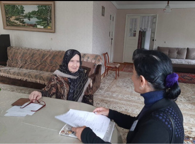 Будни специалистов по социальной работе Мусаевой С.М. и Алиевой Р.Г.